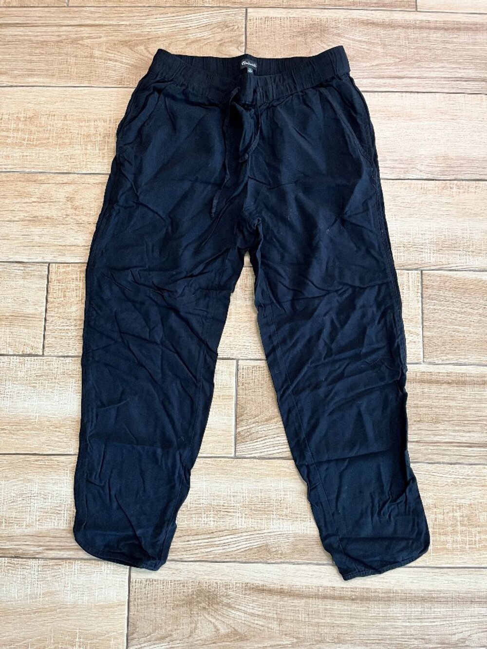 Womens Madewell Black Cropped Pants - XS
